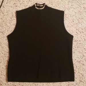 Ann Taylor High Neck sleeveless wool top